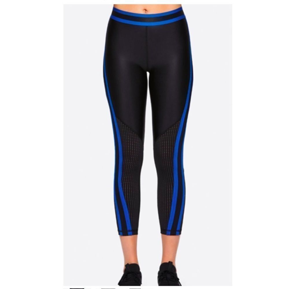 NWT ALALA Varsity Mesh Detailed Shiny Leggings - Picture 9 of 9